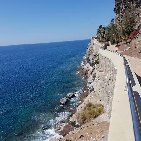 With Big Pool And Sea View Apartment Amadores